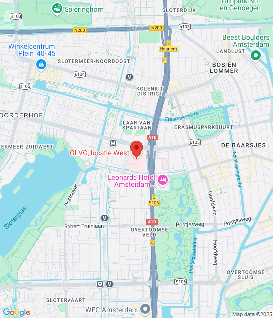 Google maps afbeelding voor Dienstapotheek in OLVG West