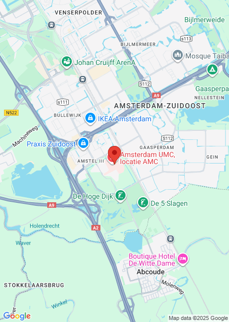 Google maps afbeelding voor Huisartsenspoedpost Zuidoost