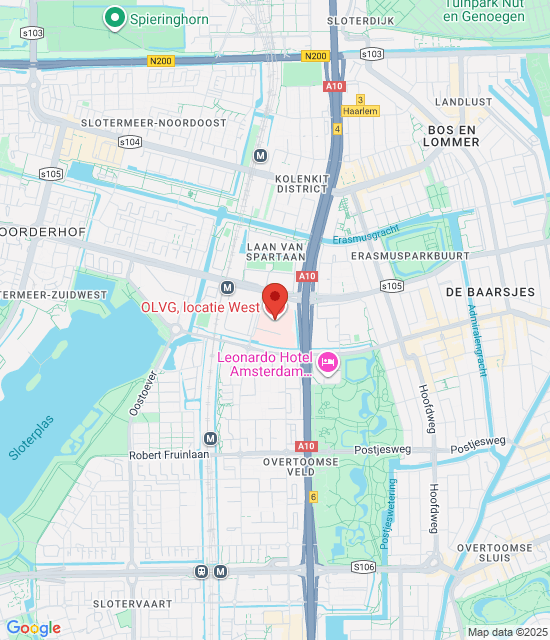 Google maps afbeelding voor Dienstapotheek in OLVG West