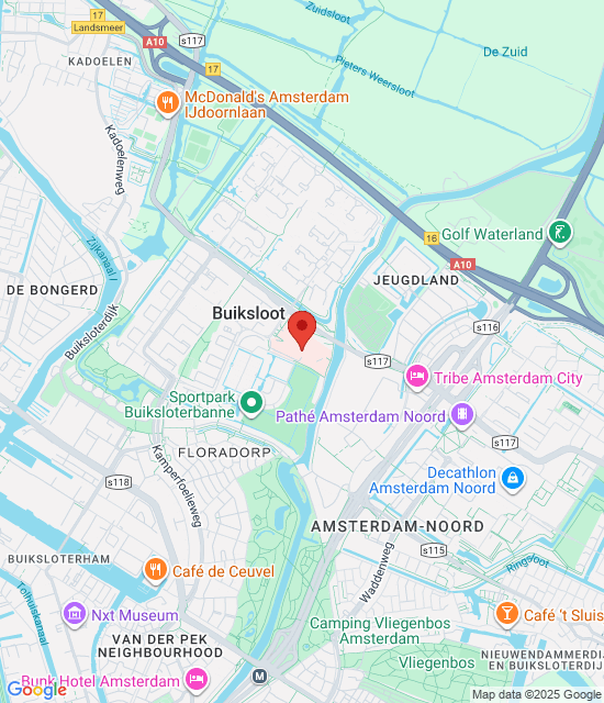 Google maps afbeelding voor Dienstapotheek in BovenIJ Ziekenhuis