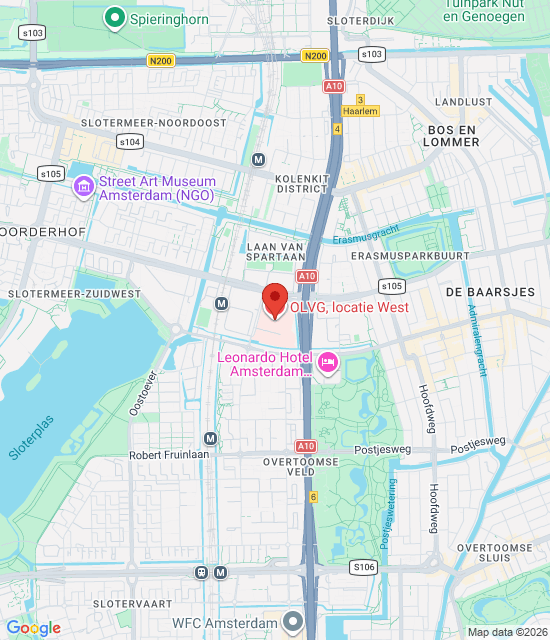 Google maps afbeelding voor Dienstapotheek in OLVG West