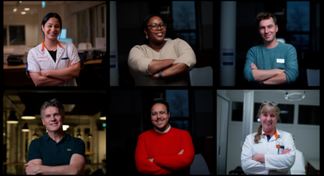 Medewerkers van Huisartsenspoedposten Amsterdam in verschillende functies, beeld uit de werkgeversvideo