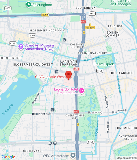 Google maps afbeelding voor Dienstapotheek in OLVG West