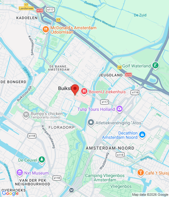 Google maps afbeelding voor Spoedpost Amsterdam Noord