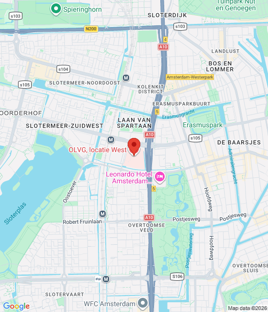 Google maps afbeelding voor Dienstapotheek in OLVG West
