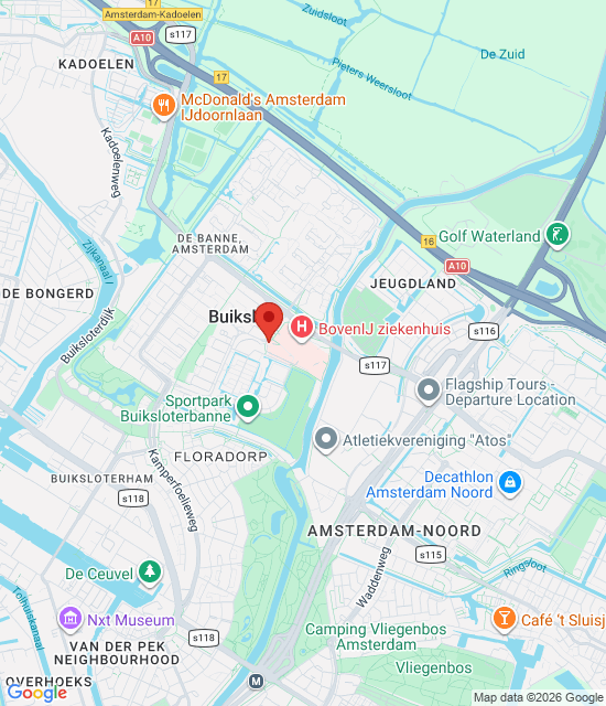 Google maps afbeelding voor Spoedpost Amsterdam Noord